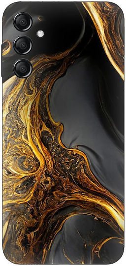 Marble Black-gold Case for Samsung Galaxy M15 5G