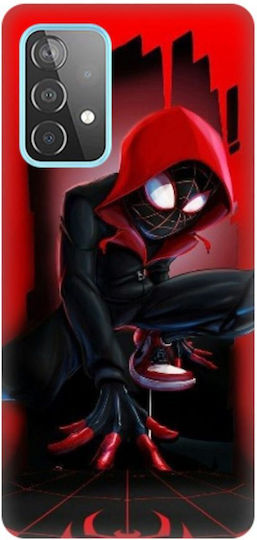 Miles Morales Spiderman Silicone Case Θήκη Samsung Galaxy A73 5g Red