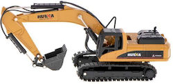 Excavator pe șenile H-toys Cupă metalică Scara 1:50 120 X 65 X 160 mm Galben Negru