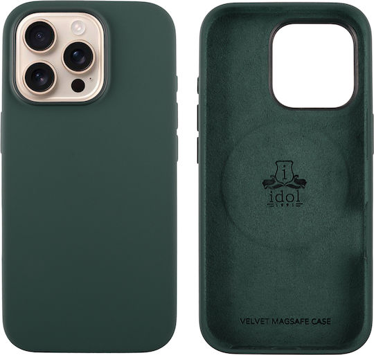 Idol 1991 Velvet Back Cover Σιλικόνης Πράσινο (iPhone 16 Pro)