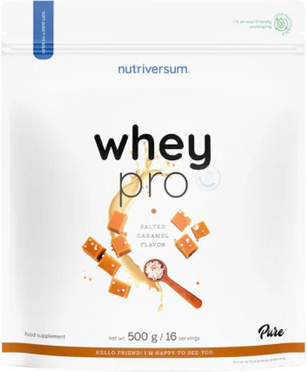 Nutriversum Whey Pro Pure Протеин Суроватъчен с Вкус Salted Caramel 500гр