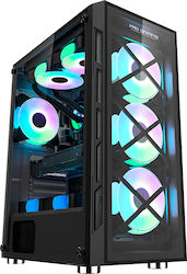ProGaming Triple X Gaming Midi Tower με Πλαϊνό Παράθυρο ProGaming Triple X Gaming Midi Tower με Πλαϊνό Παράθυρο