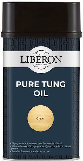 Liberon Pure Tung Лак за повърхност Вода Мат 1лт