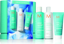 Moroccanoil Set de Îngrijire a Părului pentru Hidratare 3buc Moroccanoil Set de Îngrijire a Părului pentru Hidratare 3buc