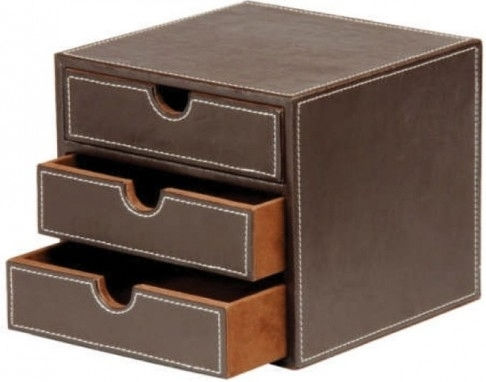 Osco Συρταράκι Γραφείου 17x17x18.2cm Καφέ