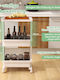 Costway Kitchen Trolley Plastic White 45x30x81cm