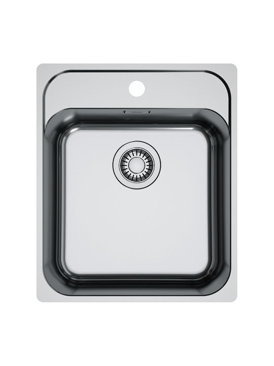 Franke Smart Bowl 3011750108 Drop-In Spüle Inox Gebürstet B43xT51cm Silber