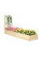 Outsunny Planter Box Wooden Wood Color 230x60x110cm.