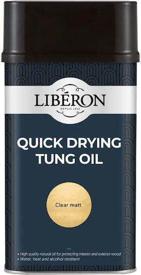 Liberon Quick Drying Tung Λάδι Συντήρησης Άχρωμο Ματ 250ml