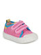 Kids Sneakers with Scratch Pink
