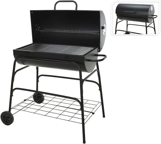 BBQ Collection Grătar cu Cărbuni cu Capac 71cmx35cm