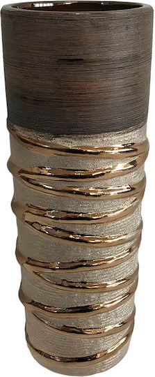Karvounis Decorative Vase Brown