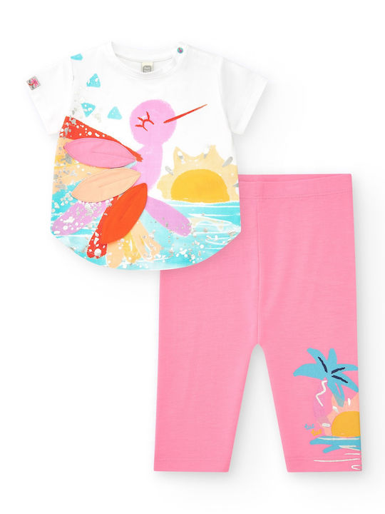 Kinder-Set mit Leggings Sommer 2Stück White