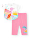 Kinder-Set mit Leggings Sommer 2Stück White