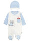 Annora Baby Baby Bodysuit Long-Sleeved Blue
