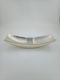 Karvounis Rectangular Ceramic Decorative Platter Ecru 36x12.8x7.8cm