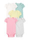 Carter's Mâneca scurta White, Mint, Gray, Pink, Yellow
