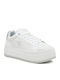 Bold Flatf Low Lace Mg Flatforms Sneakers Bright White-silver