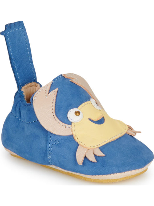 Easy Peasy Papuci pentru bebeluși Albastru My Blublu Crabe