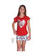 Kinder-Shorts/Bermudas Stoff Weiß
