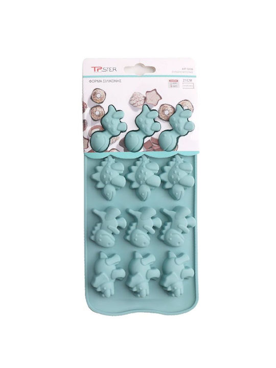 Tpster Formă de Patiserie pentru Lollipop-uri din Silicon Green 1buc