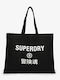 Superdry Unisex Canvas Tote Bag Y9110270a 02a Black