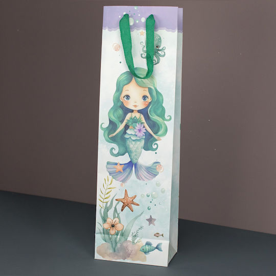 Bag for Gift with Theme "Mermaids" Multicolored 15x50cm.