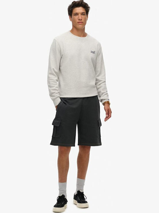 Ind Contrast Stitch Cargo Men's Shorts Cargo Washed Black