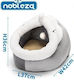 Легло за котки Nobleza сиво