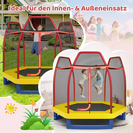 Costway Trampolină pentru copii Diametru 223cm cu Net
