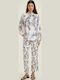 Damen Stoff Hose Cream