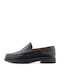 Δερμάτινα Ανδρικά Loafers σε Μαύρο Χρώμα