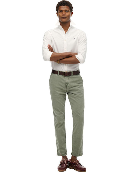 Superdry International Παντελόνι Chino Washed Sage