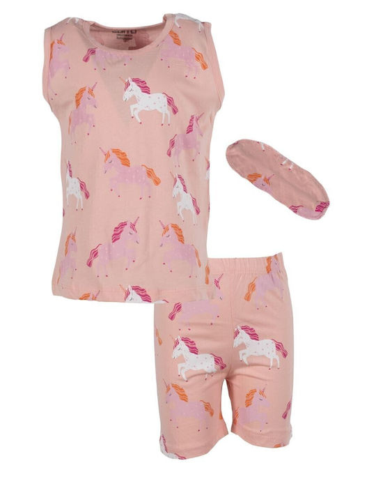 Evita Kids' Pajamas Summer Salmon Hommies