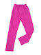 Kinder Leggings Lang Fuchsia