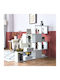 White Bookcase 120x19.5x109cm