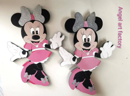 Wooden Wall-Mounted Minnie