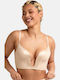Μπεζ Strapless Σουτιέν χωρίς Μπανέλες