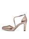 Pumps mit Riemchen Light Gold