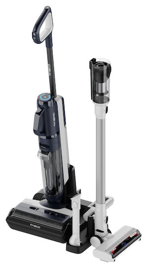 Tineco Floor One S6 Switch Pet Επαναφορτιζόμενη Σκούπα 2 σε 1 Stick & Χειρός 21.6V Μαύρη/Λευκή