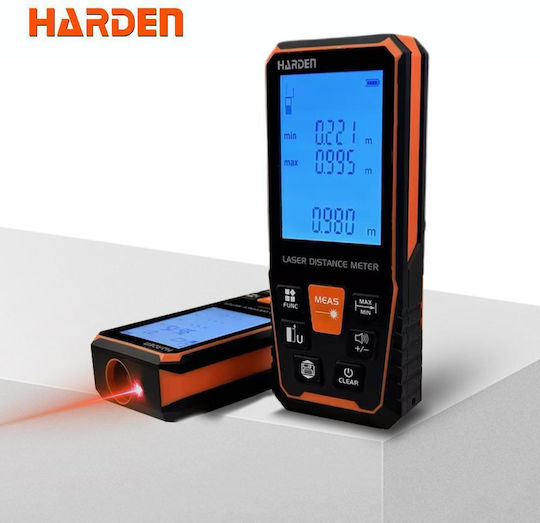 Harden Μέτρο Laser 581160 με Εύρος Μέτρησης 0.05m-60m