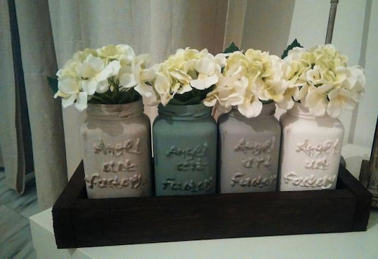 Tray with Flower Vases