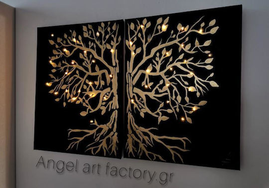 Δίπτυχος Πίνακας σε Καμβά 60x40cm