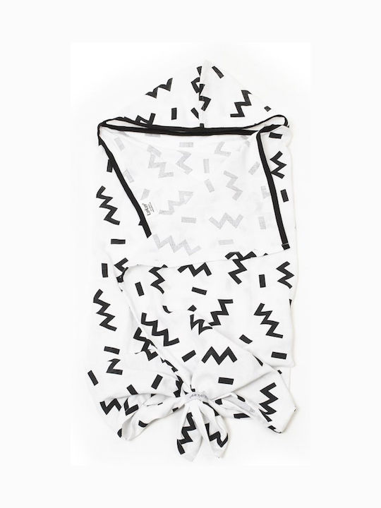 KipKep Baby Bath Towel Hooded Memphis White 100...
