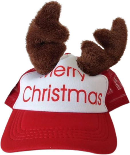 Καπέλο Merry Christmas One Size Υφασμάτινα Κέρατα