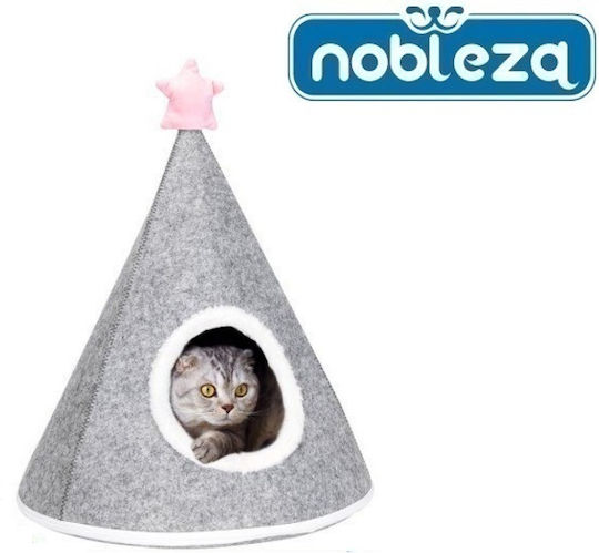 Kegelförmiges Katzentipi Stern Grau Nobleza Nobleza