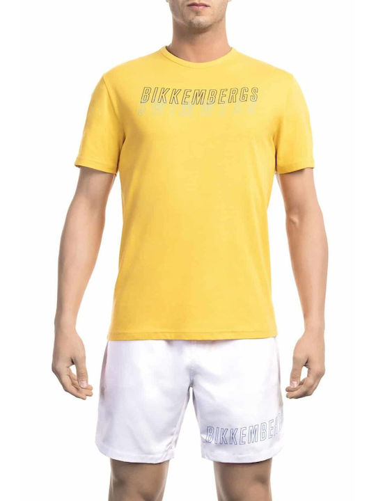 Bikkembergs Мъжка Тениска Жълта