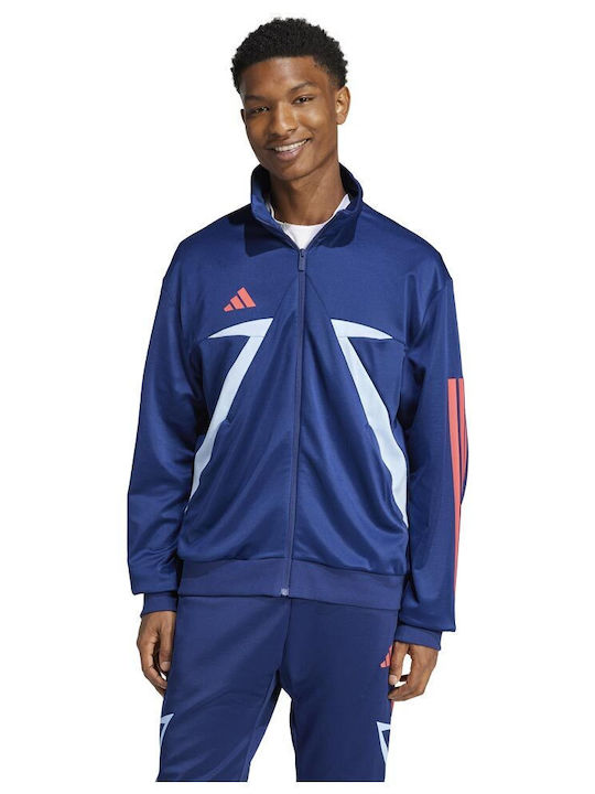 adidas Tiro Herren-Trainingsjacke Blau