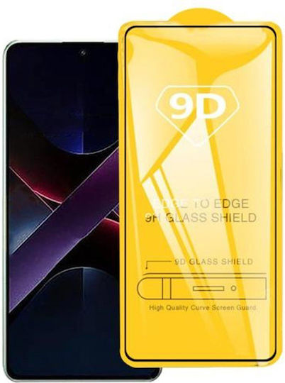Full Face Tempered Glass Μαύρο (Poco X7 Pro)