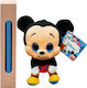 Λούτρινη Κούκλα Mickey Mouse Αυθεντικό Προιόν 17cm Disney